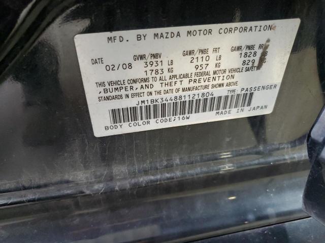 Photo 11 VIN: JM1BK344881121804 - MAZDA 3 HATCHBAC 