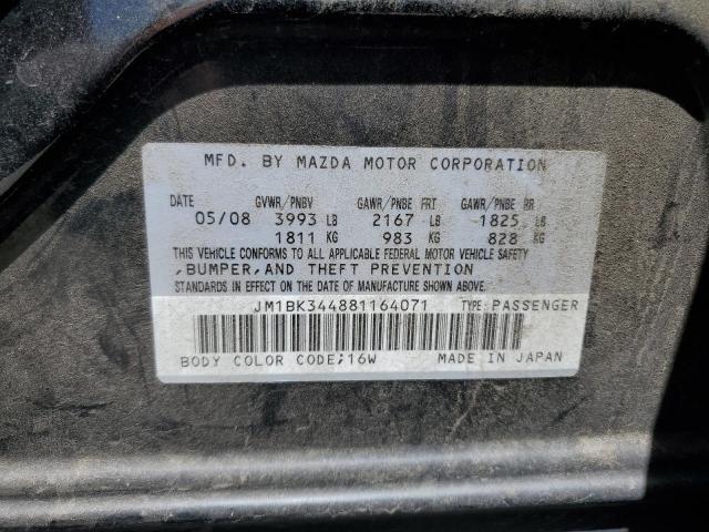 Photo 11 VIN: JM1BK344881164071 - MAZDA MAZDA3 