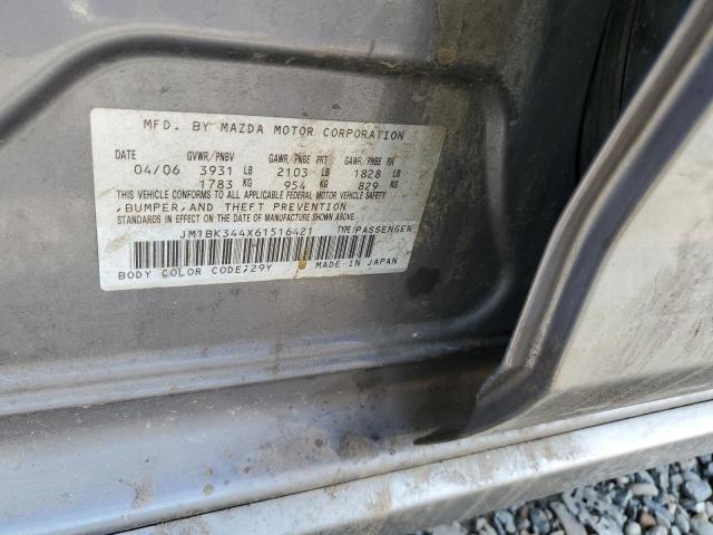 Photo 11 VIN: JM1BK344X61516421 - MAZDA 3 HATCHBAC 