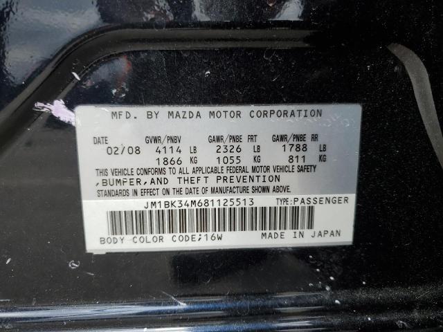 Photo 11 VIN: JM1BK34M681125513 - MAZDA 3 