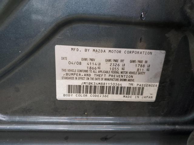 Photo 11 VIN: JM1BK34M881150364 - MAZDA ALL OTHER 