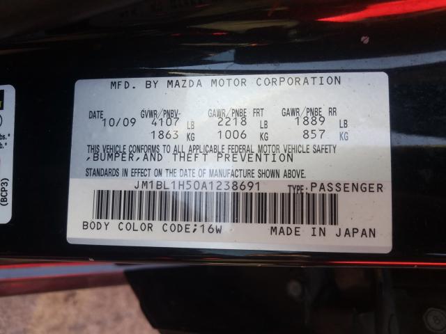 Photo 9 VIN: JM1BL1H50A1238691 - MAZDA 3 S 