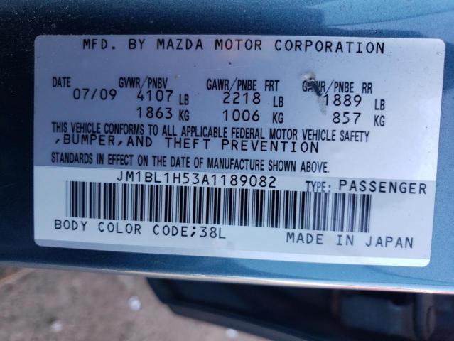 Photo 11 VIN: JM1BL1H53A1189082 - MAZDA MAZDA3 