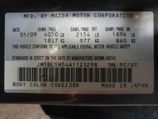 Photo 9 VIN: JM1BL1H54A1123298 - MAZDA 3 S 