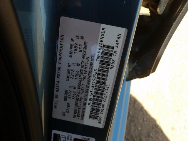 Photo 9 VIN: JM1BL1H54A1190323 - MAZDA 3 S 