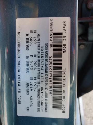 Photo 12 VIN: JM1BL1H54A1230075 - MAZDA 3 S 