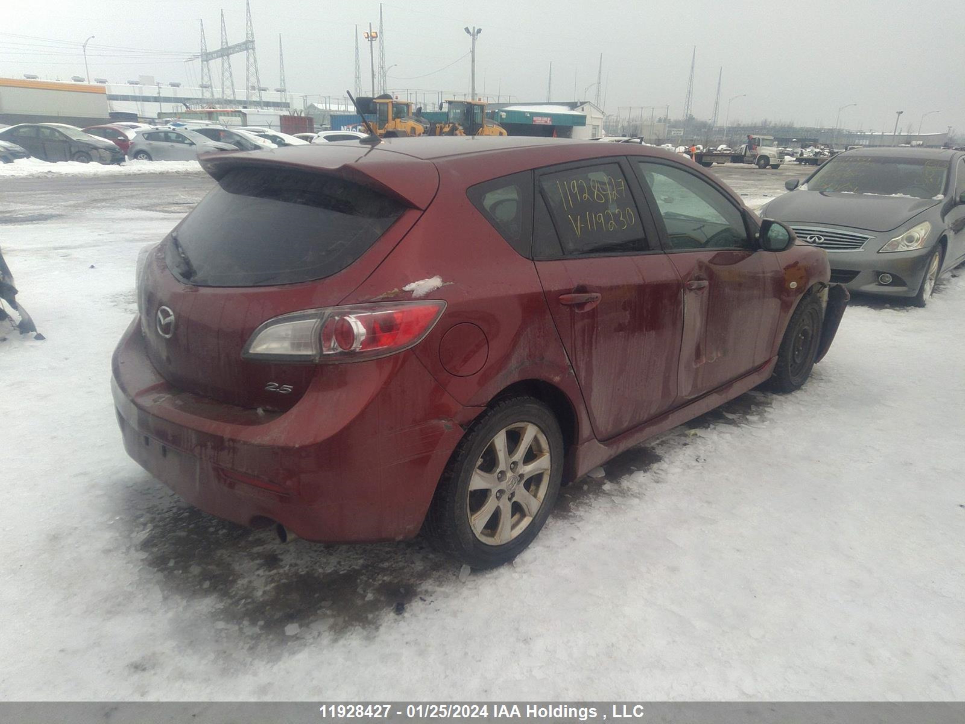 Photo 3 VIN: JM1BL1H55A1119230 - MAZDA 3 