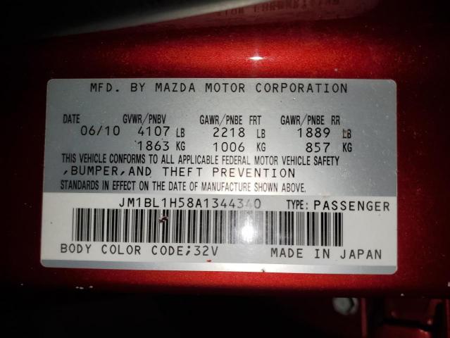 Photo 11 VIN: JM1BL1H58A1344340 - MAZDA 3 S 