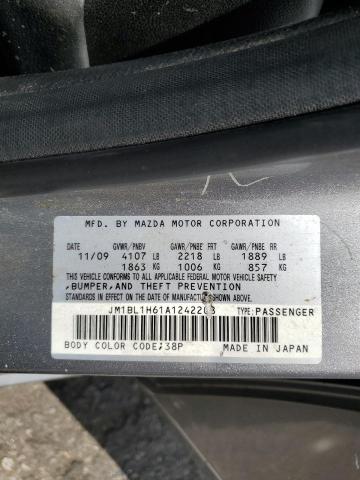 Photo 11 VIN: JM1BL1H61A1242208 - MAZDA MAZDA3 