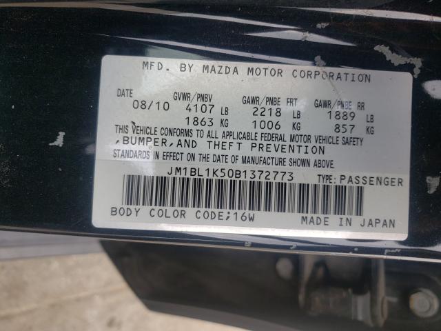 Photo 9 VIN: JM1BL1K50B1372773 - MAZDA 3 S 