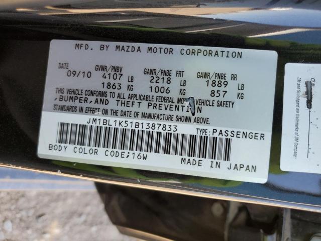 Photo 11 VIN: JM1BL1K51B1387833 - MAZDA 3 S 