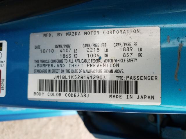 Photo 9 VIN: JM1BL1K52B1412903 - MAZDA 3 S 