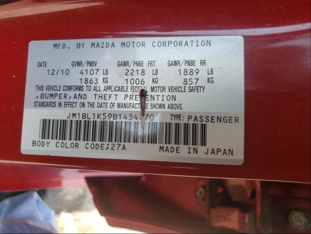 Photo 9 VIN: JM1BL1K59B1434770 - MAZDA 3 S 