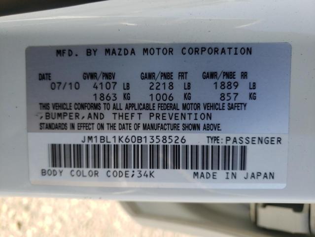 Photo 9 VIN: JM1BL1K60B1358526 - MAZDA 3 S 