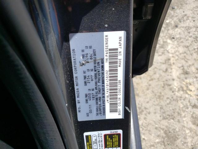 Photo 12 VIN: JM1BL1K61B1458392 - MAZDA 3 S 