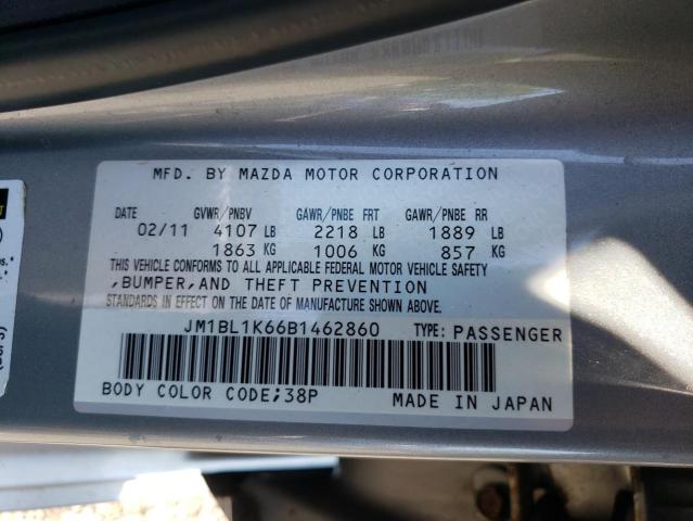 Photo 11 VIN: JM1BL1K66B1462860 - MAZDA 3 S 