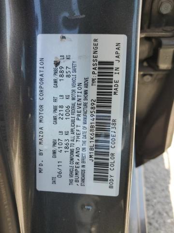 Photo 11 VIN: JM1BL1K68B1495892 - MAZDA MAZDA3 