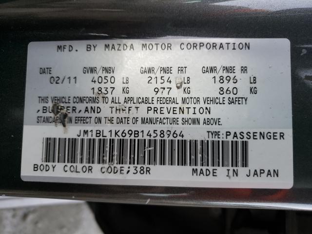 Photo 9 VIN: JM1BL1K69B1458964 - MAZDA 3 S 