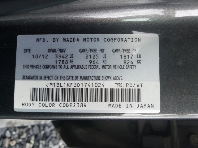 Photo 8 VIN: JM1BL1KF3D1741024 - MAZDA 3 I 