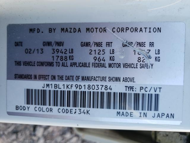 Photo 9 VIN: JM1BL1KF9D1803784 - MAZDA 3 I 