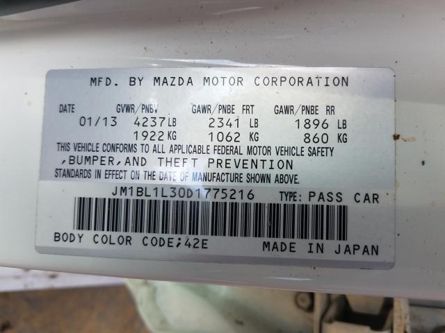 Photo 9 VIN: JM1BL1L30D1775216 - MAZDA SPEED 3 