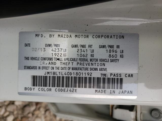 Photo 9 VIN: JM1BL1L40D1801192 - MAZDA SPEED 3 