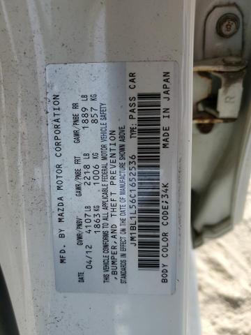 Photo 12 VIN: JM1BL1L56C1652536 - MAZDA MAZDA3 