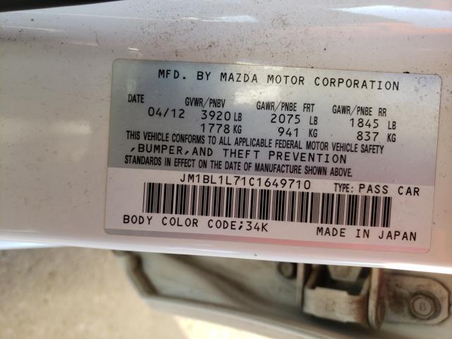 Photo 9 VIN: JM1BL1L71C1649710 - MAZDA 3 I 