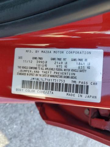 Photo 11 VIN: JM1BL1L71D1751753 - MAZDA 3 