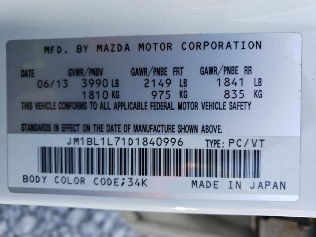 Photo 9 VIN: JM1BL1L71D1840996 - MAZDA 3 I 