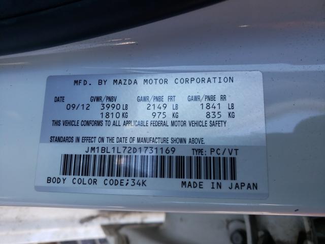 Photo 9 VIN: JM1BL1L72D1731169 - MAZDA 3 I 