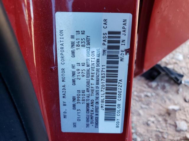 Photo 9 VIN: JM1BL1L72D1783711 - MAZDA 3 I 