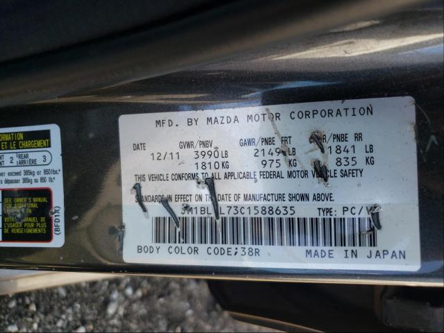 Photo 9 VIN: JM1BL1L73C1588635 - MAZDA 3 I 