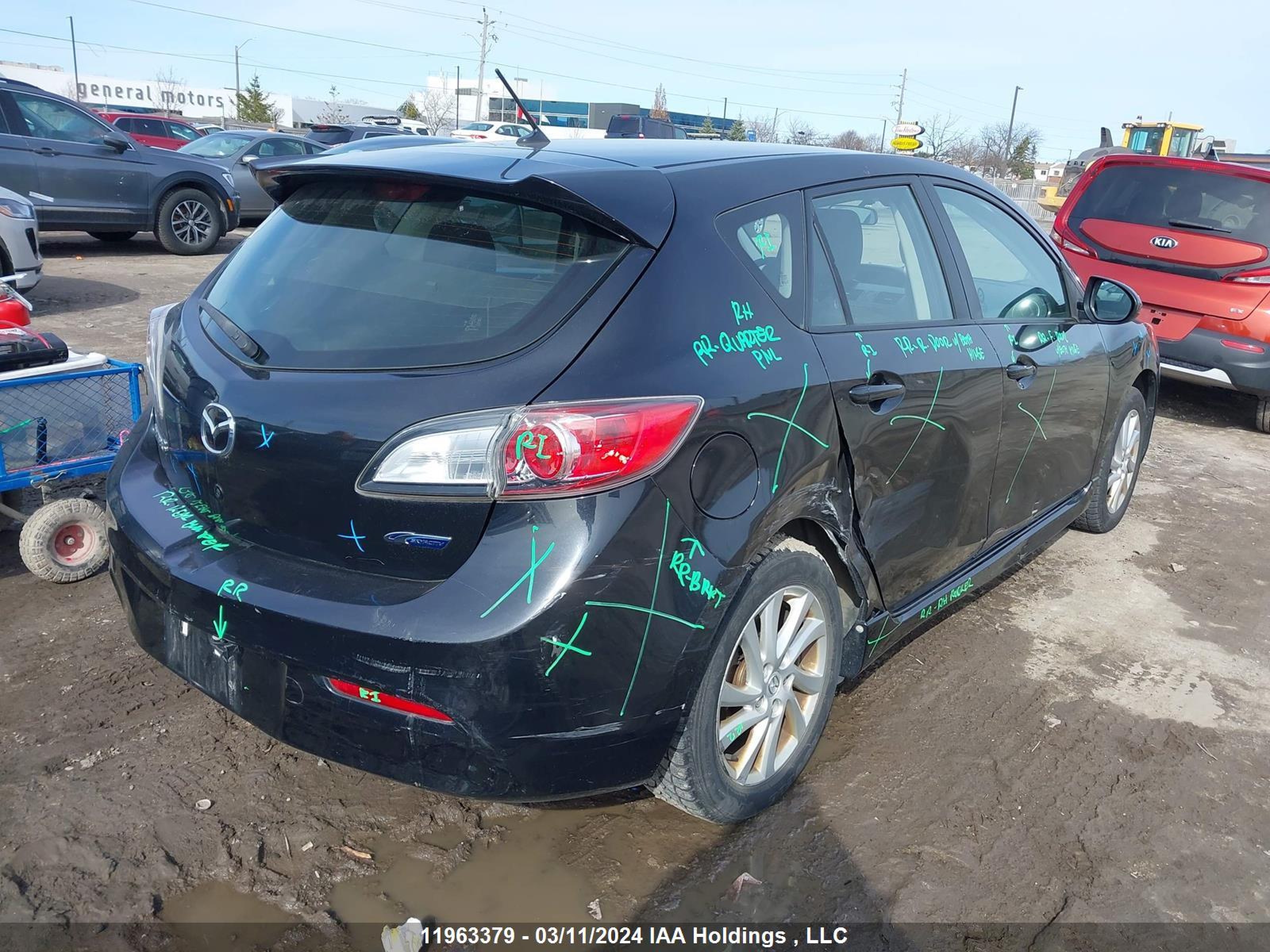 Photo 3 VIN: JM1BL1L73C1689206 - MAZDA 3 