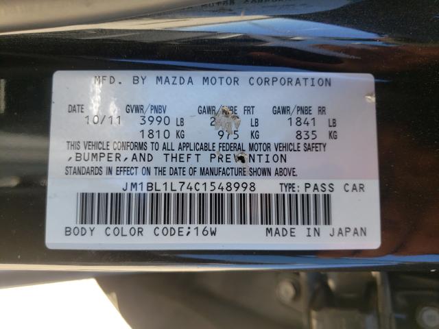 Photo 9 VIN: JM1BL1L74C1548998 - MAZDA 3 