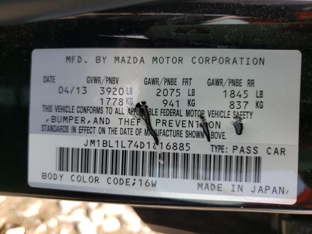 Photo 9 VIN: JM1BL1L74D1816885 - MAZDA 3 I 