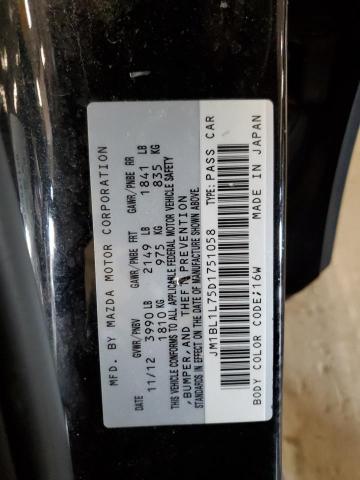 Photo 12 VIN: JM1BL1L75D1751058 - MAZDA 3 I 