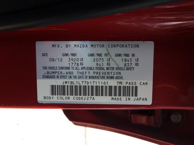 Photo 9 VIN: JM1BL1L77D1711161 - MAZDA 3 I 