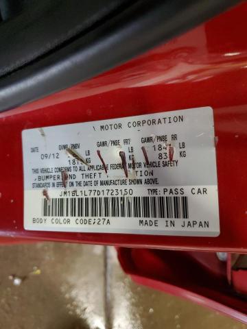 Photo 11 VIN: JM1BL1L77D1723150 - MAZDA 3 I 