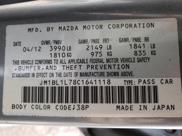 Photo 11 VIN: JM1BL1L78C1641118 - MAZDA 3 I 