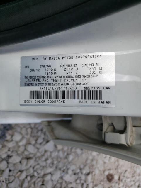 Photo 9 VIN: JM1BL1L78D1717650 - MAZDA 3 I 