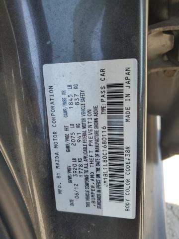 Photo 11 VIN: JM1BL1L80C1680116 - MAZDA 3 I 