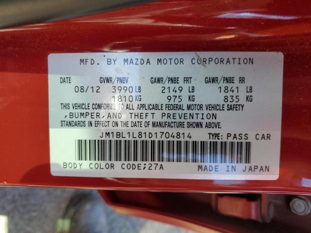 Photo 9 VIN: JM1BL1L81D1704814 - MAZDA 3 I 