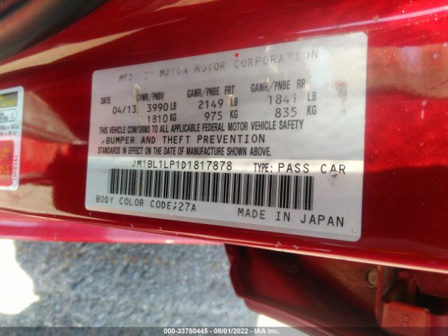 Photo 8 VIN: JM1BL1LP1D1817878 - MAZDA 3 