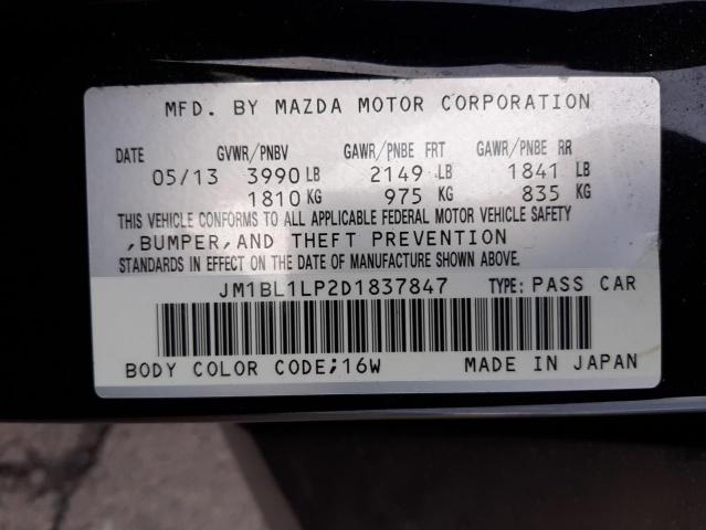 Photo 9 VIN: JM1BL1LP2D1837847 - MAZDA 3 I 