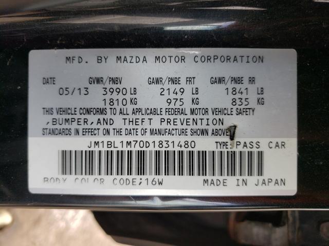 Photo 9 VIN: JM1BL1M70D1831480 - MAZDA 3 I 