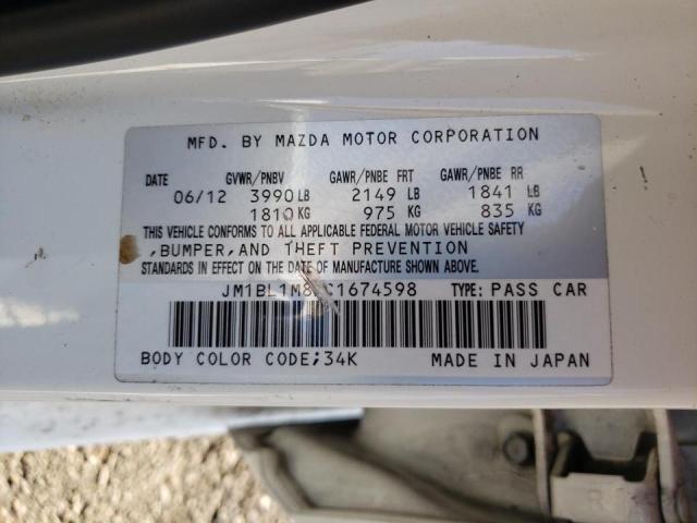 Photo 9 VIN: JM1BL1M85C1674598 - MAZDA 3 I 