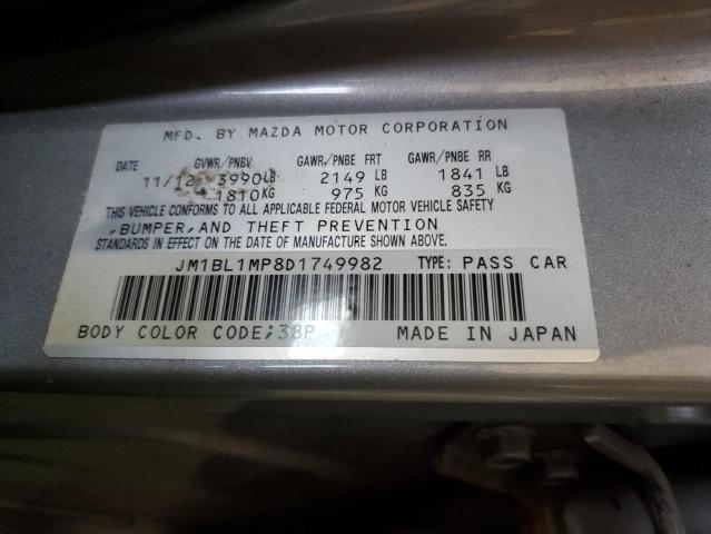 Photo 12 VIN: JM1BL1MP8D1749982 - MAZDA 3 I 