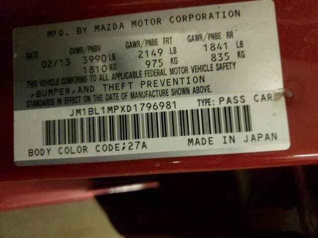 Photo 11 VIN: JM1BL1MPXD1796981 - MAZDA 3 I 