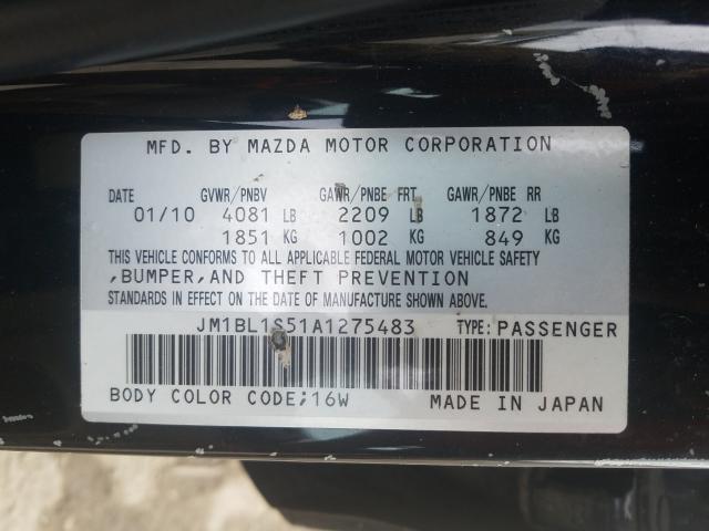 Photo 9 VIN: JM1BL1S51A1275483 - MAZDA 3 S 